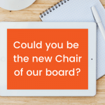 Could you be the new chair of our board?