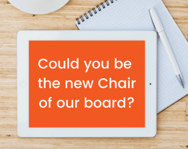 Could you be the new chair of our board?