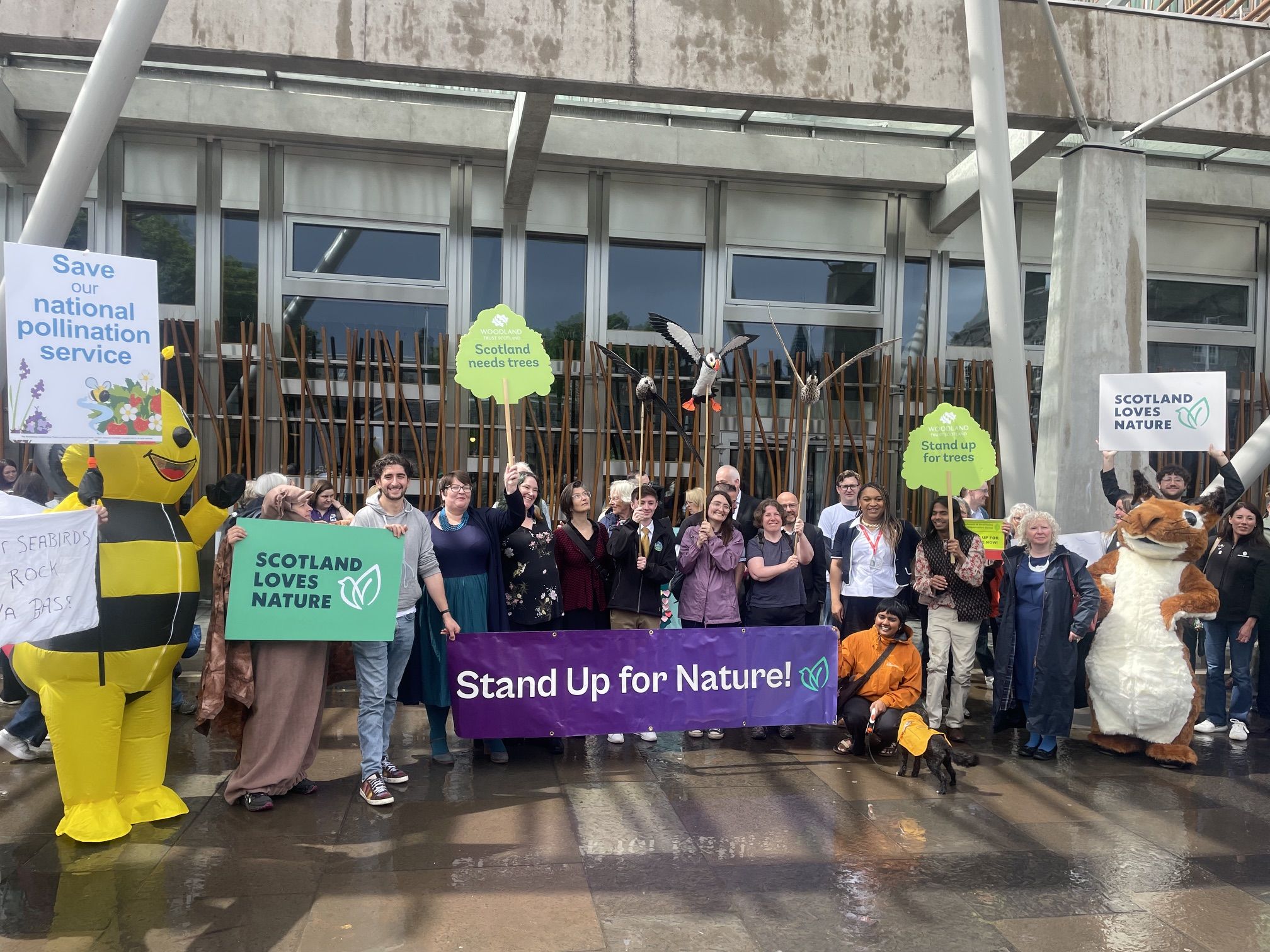 Rain on the parade – and sunshine, wind and thunder - Stop Climate Chaos Scotland
